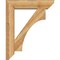 Ekena Millwork Westlake Slat Rough Sawn Bracket w/ Offset Brace, Western Red Cedar, 8"W x 34"D x 42"H BKT0806X34X42WTL06RWR - alternate 2